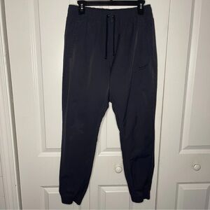 Nike Size Large Navy Blue Slim Fit Woven Lightweight Jogger 934592-010 Nylon Men